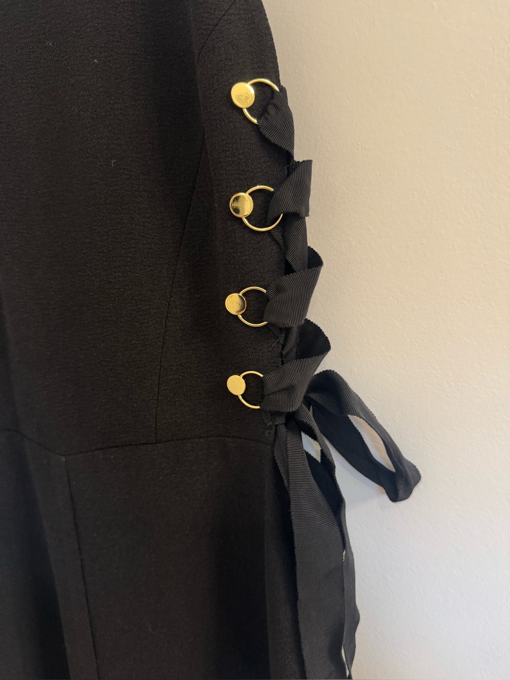 Zimmermann Black Sleeveless Side-Tie Wide-Leg Jumpsuit - Picture 6 of 7